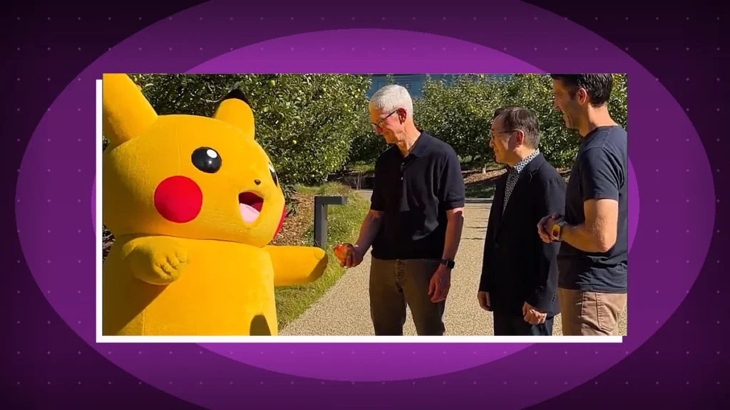 Apple Park Pikachu visit: Apple Park Welcomes Pikachu, Pokémon CEO in Playful Power Play