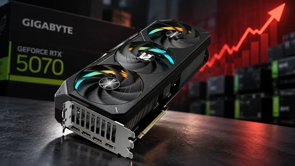 RTX 5070 supply shortage: Gigabyte trims RTX 5070 supply, prices surge