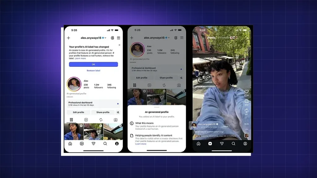Instagram AI profile policy: Instagram Slashes Reach for Unlabeled AI Profiles