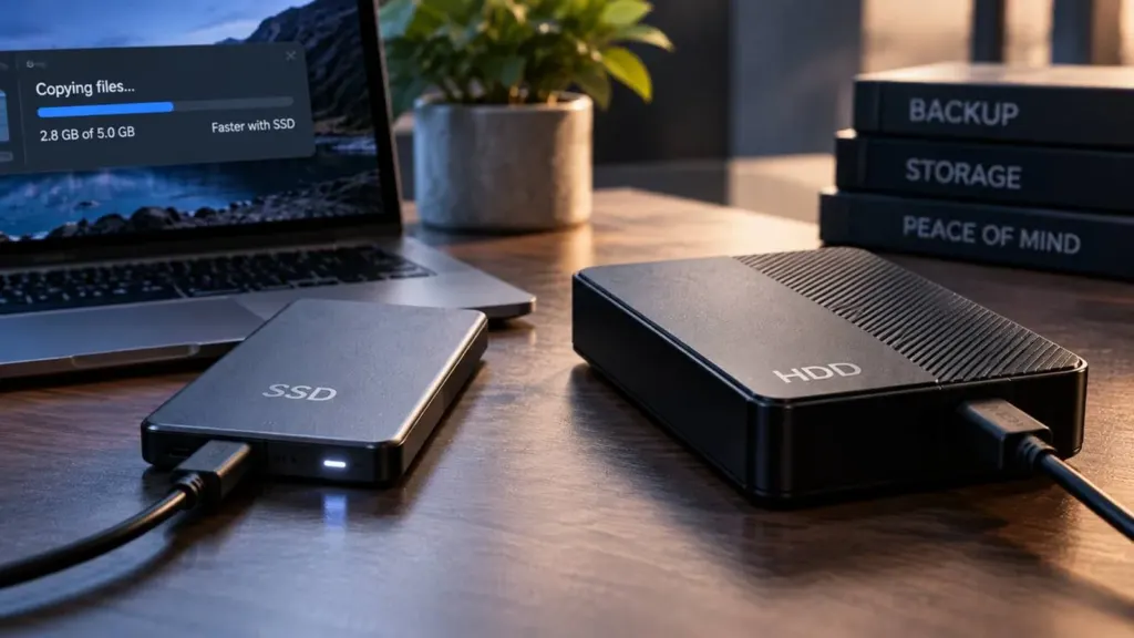 External SSD vs HDD: SSD Beats HDD for Speed, but HDD Wins on Cost